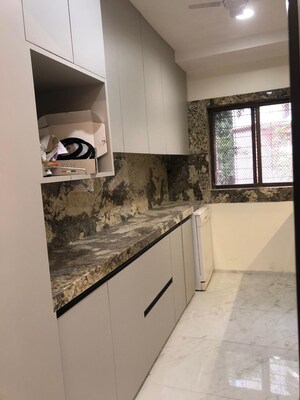 Kitchen in 3 BHK Apartment at Riddhi Garden, Malad East – for Sale
