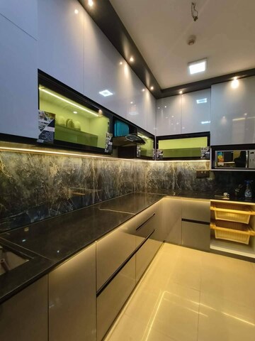 Kitchen in 4 BHK Apartment at Prateek Edifice, Sector 107 – for Rent
