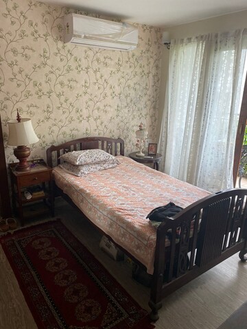 Bedroom in 2 BHK Builder Floor at Sarvodaya Enclave – for Rent