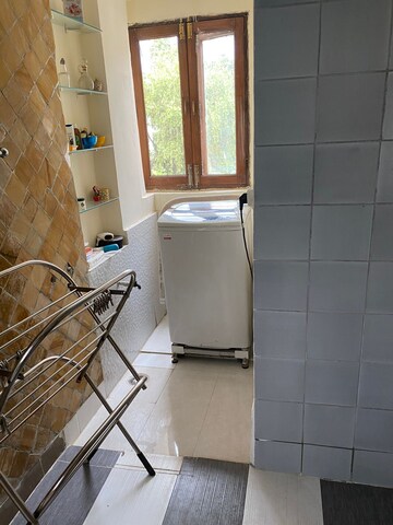 Bathroom in 2 BHK Builder Floor at Sarvodaya Enclave – for Rent