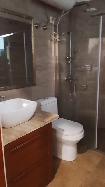 Bathroom in 4 BHK Builder Floor at Anand Niketan – for Rent