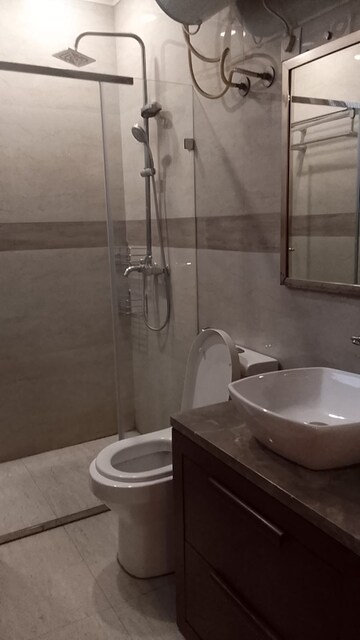 Bathroom in 4 BHK Builder Floor at Anand Niketan – for Rent