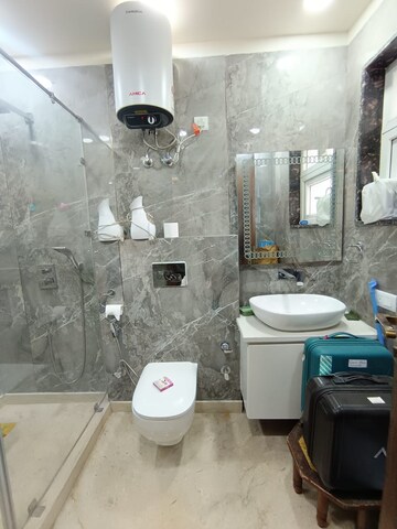 Bathroom in 3 BHK Apartment at Sahridaya Apartments, Paschim Vihar – for Rent