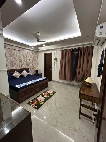 Living Room in 3 BHK Builder Floor at Paryavaran Complex – for Rent