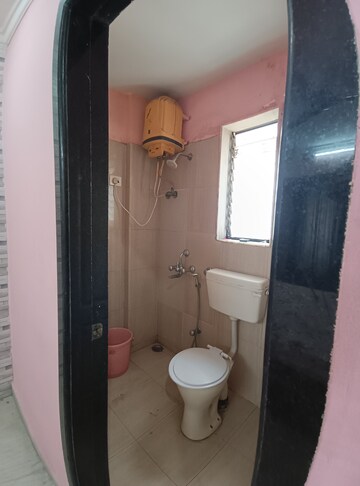 Bathroom in 2 BHK Apartment at Kopar Khairane – for Rent