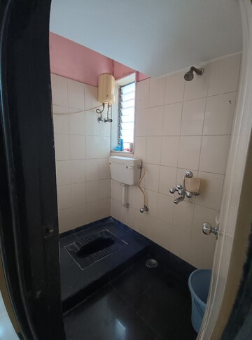 Bathroom in 2 BHK Apartment at Kopar Khairane – for Rent