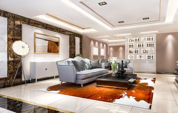 Living Room in 2 BHK Apartment at Indiabulls Centrum Park, Sector 103 – for Sale