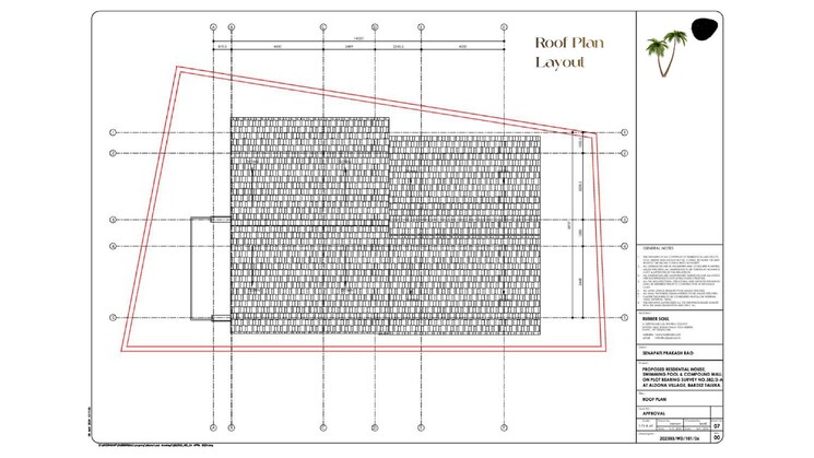 Floor Plan, aldona 4 Bedroom 270 Sq.Mt. Villa In Aldona Goa 8811601