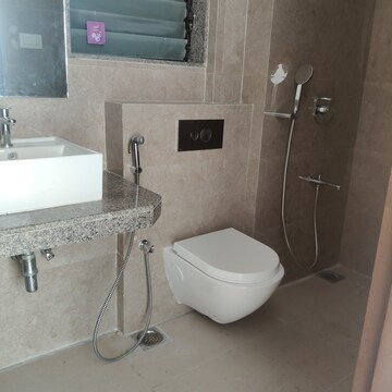 Bathroom in 2 BHK Apartment at Sunteck Avenue 2, Goregaon West – for Rent
