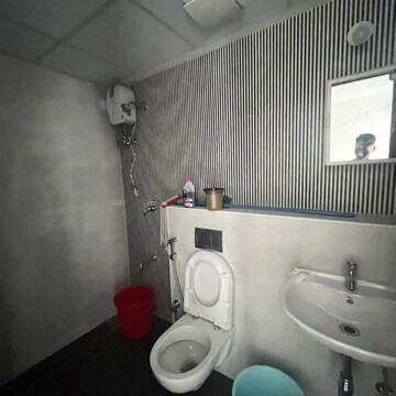 Bathroom in 1.5 BHK Apartment at Lodha Palava Fresca, Taloja Bypass Road – for Rent