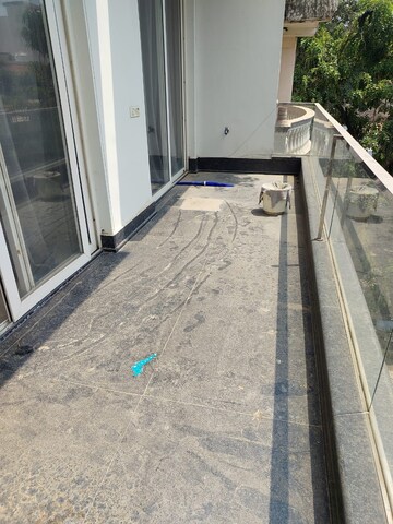 Balcony in 3 BHK Builder Floor at Gold Souk Golf Links Plots, Sushant Lok I – for Rent