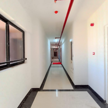Building Lobby in 2 BHK Apartment at Runwal Gardens Phase 2, Kalyan Shilphata Road – for Rent