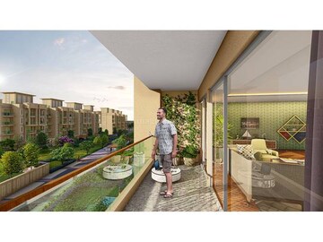 Balcony in 3 BHK Apartment at Sector 4 Dwarka – for Sale