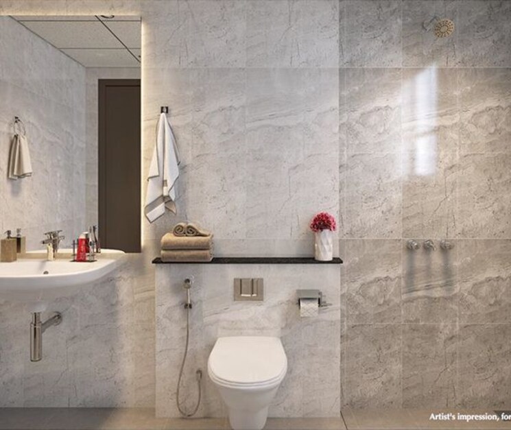Bathroom, sector 4 dwarka 3 Bedroom 1750 Sq.Ft. Apartment In Sector 4 Dwarka Delhi 8695759