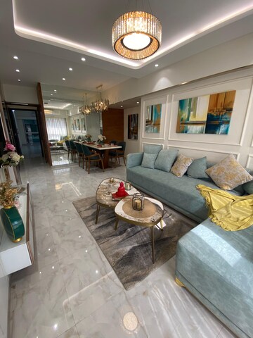 Living Room in 3 BHK Apartment at Rustomjee Ocean Vista, Versova – for Sale