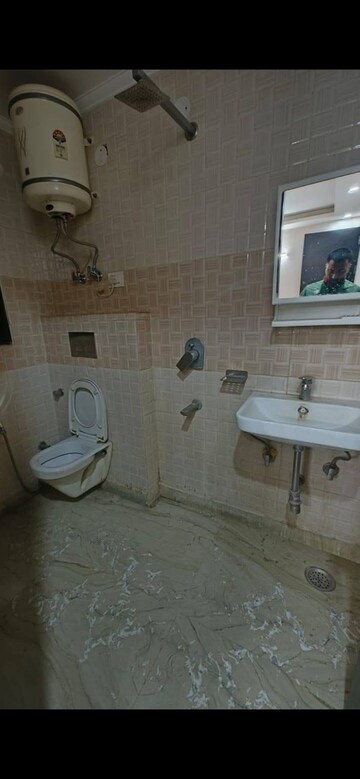 Bathroom in 2 BHK Builder Floor at Govindpuri – for Rent