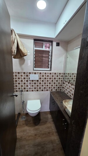 Bathroom in 3 BHK Apartment at Swapnalok Towers, Malad East – for Sale