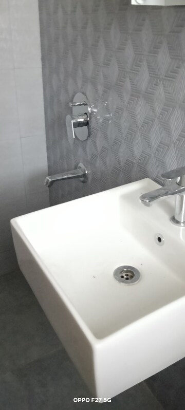 Bathroom in 2 BHK Apartment at Ashar Axis, Majiwada – for Rent