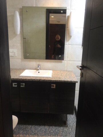 Bathroom in 3 BHK Apartment at Greater Kailash I – for Rent