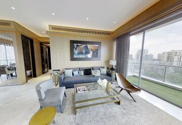 Living Room in 4 BHK Apartment at Kalpataru Avana, Parel – for Rent