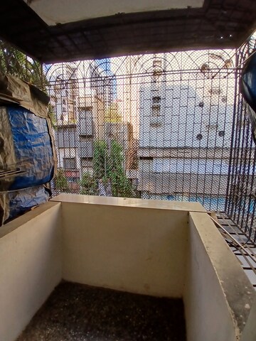 Balcony in 1 BHK Apartment at Vasundhara CHS Gokuldham, Gokuldham Colony – for Rent