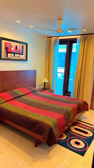 Bedroom in 4 BHK Apartment at Boutique Residential Apartments D-6 4, Vasant Vihar – for Rent