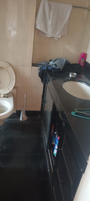 Bathroom in 2 BHK Apartment at Zinnia CHS, Powai – for Rent