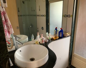 Bathroom in 2 BHK Apartment at Zinnia CHS, Powai – for Rent