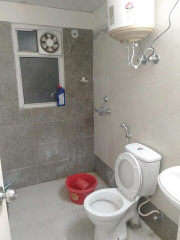 Bathroom in 2 BHK Apartment at MCC Signature Heights, Raj Nagar Extension – for Rent