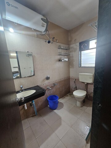 Bathroom in 2 BHK Apartment at Suyog Paradise, Kondhwa – for Rent
