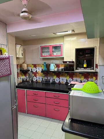 Kitchen in 1 BHK Apartment at Bandra West – for Rent