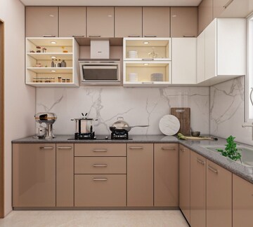 Kitchen in 1 BHK Builder Floor at DLF The Icon, Dlf Phase V – for Rent