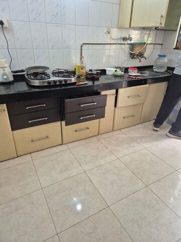 Kitchen in 3.5 BHK Apartment at Ganga Satellite, Wanwadi – for Rent