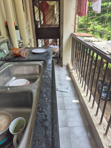 Balcony in 3.5 BHK Apartment at Ganga Satellite, Wanwadi – for Rent