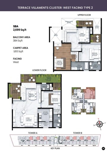 Floor Plan in 3 BHK Villa at SBR Earth And Sky, Kannamangala – for Sale