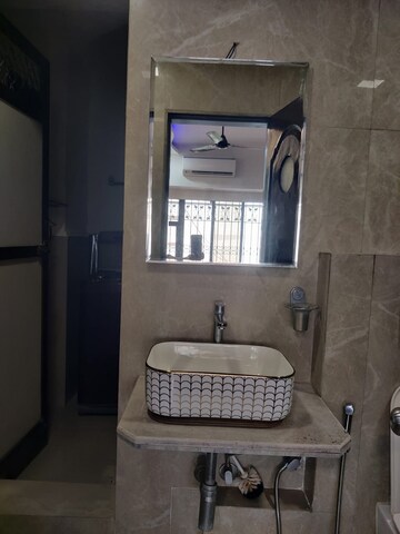Bathroom in 2 BHK Apartment at Bandra West – for Rent