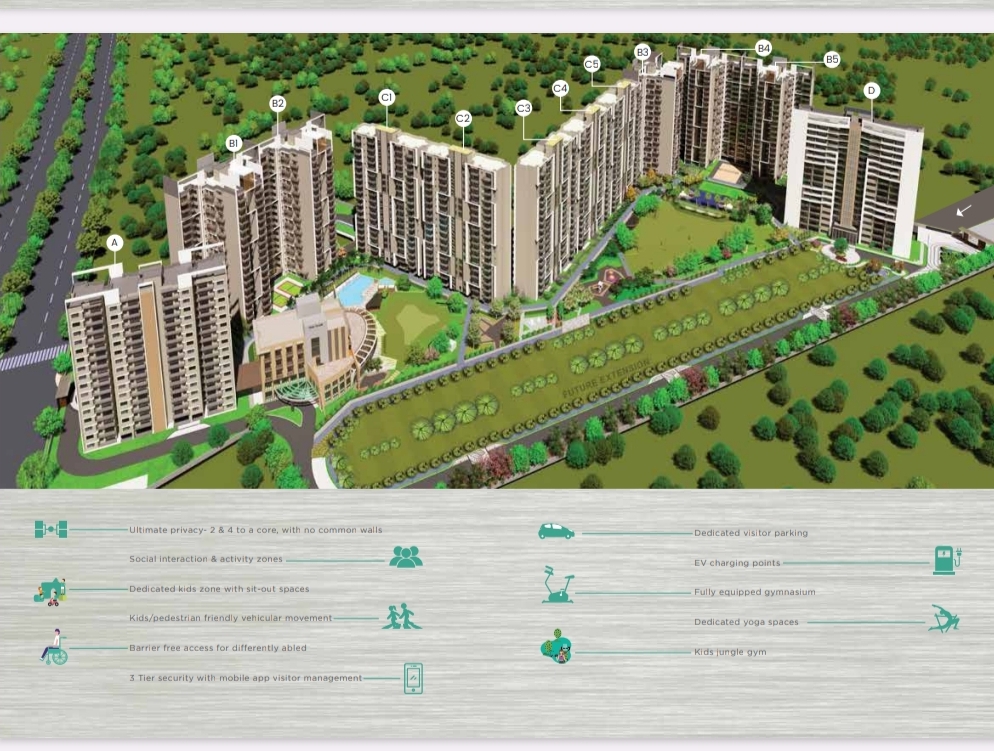 2 BHK 1455 Sq.Ft. Apartment in Kashish Manor One