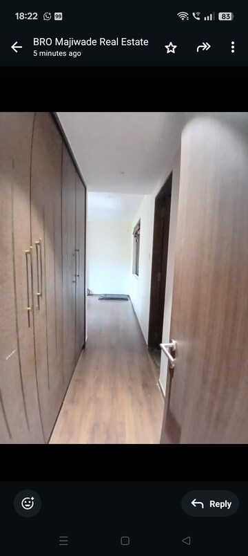 Building Lobby in 2 BHK Apartment at T Bhimjyani Neelkanth Woods, Manpada – for Rent