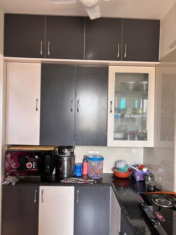 Kitchen in 2 BHK Apartment at Trilokesh Riverside Park, Vasna – for Rent