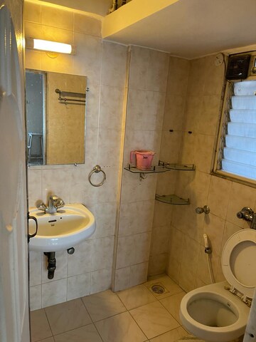 Bathroom in 3.5 BHK Apartment at Serenity Complex, Andheri West – for Rent