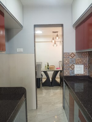 Kitchen in 2 BHK Apartment at Group Seven Rushi Heights, Goregaon East – for Sale