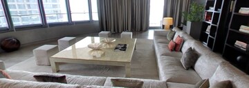 Living Room in 4 BHK Apartment at Lodha World Crest, Worli – for Rent