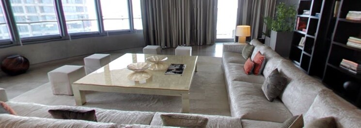 Living Room, lodha-world-crest 4 Bedroom 2819 Sq.Ft. Apartment In Worli Mumbai 8812963