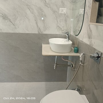 Bathroom in 3 BHK Apartment at Goyal My Home Akurdi, Akurdi – for Sale
