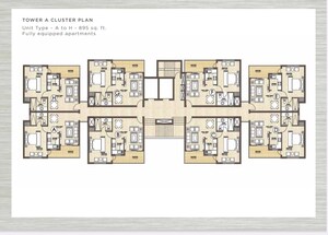 Master Plan in 3 BHK Apartment at Kashish Manor One, Sector 111 – for Sale