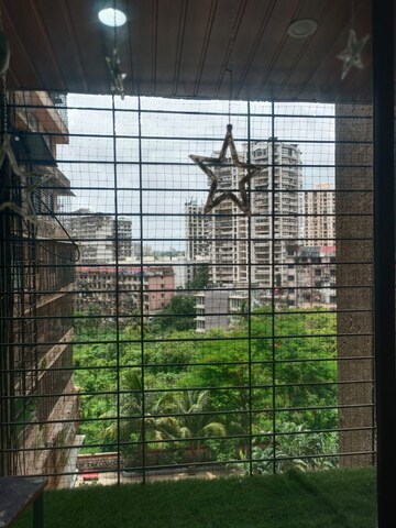 Balcony in 2 BHK Apartment at Royal Palms Garden View, Goregaon East – for Rent