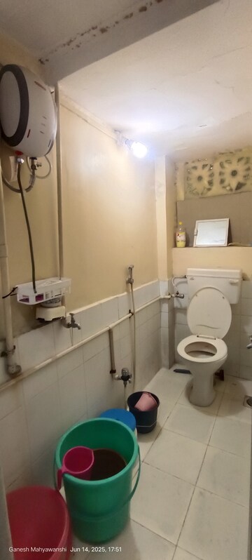 Bathroom in 1 RK Apartment at Adarsh Nagar Society, Worli – for Rent