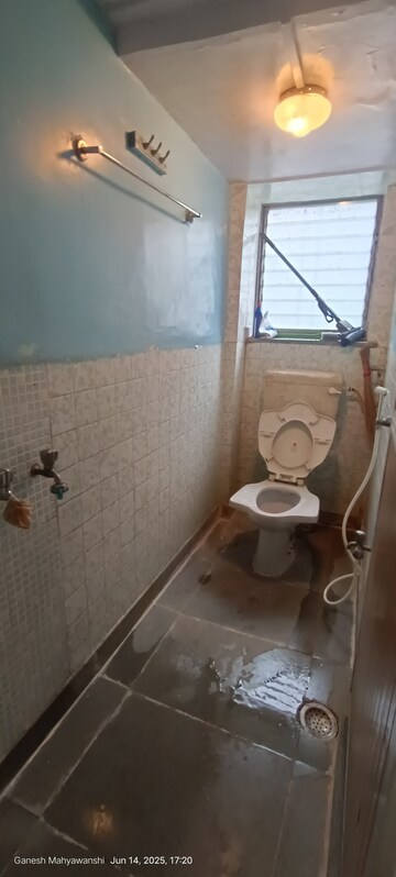 Bathroom in 1 RK Apartment at Adarsh Nagar Society, Worli – for Rent