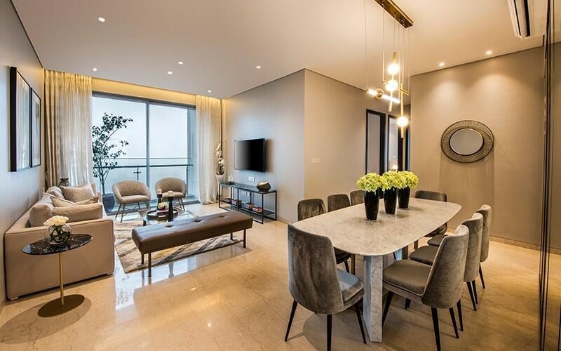 4 BHK + Pooja Room,Servant Room 1885 Sq.Ft. Apartment in Peninsula Ashok Towers