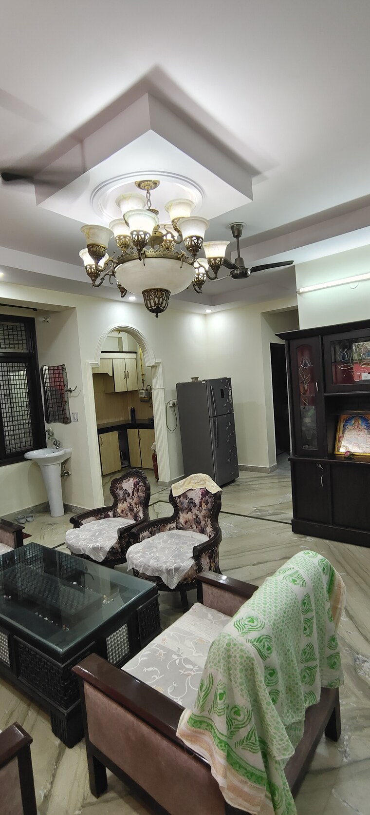 Living Room, dwarka mor 3 Bedroom 1100 Sq.Ft. Builder Floor In Dwarka Mor Delhi 8813188